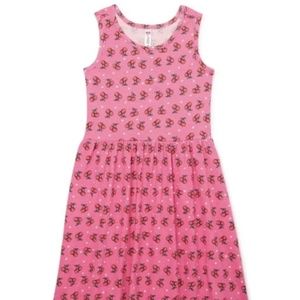 Miss Pink Girl’s Pink Cherry Sleeveless Play Dress Size 7 NEW